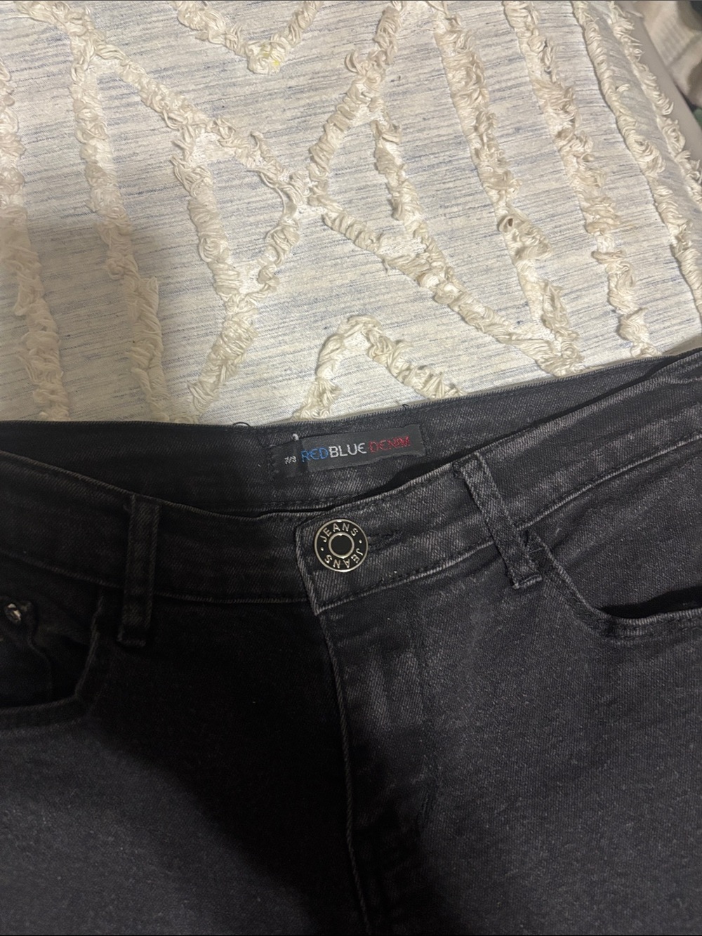 RED BLUE Denim Women's Black Skinny Jeans